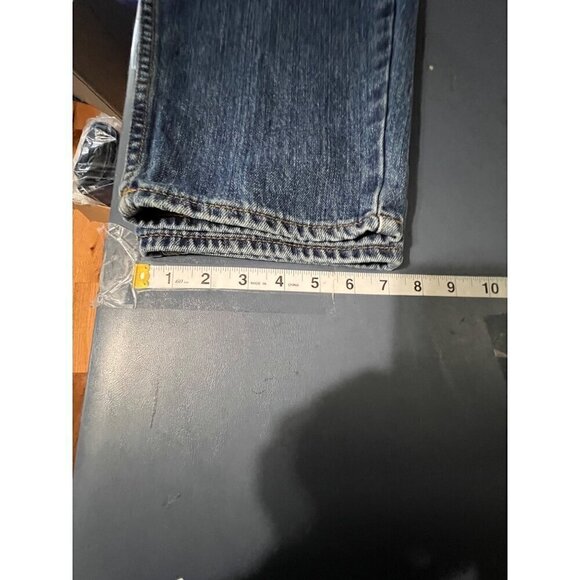 Asos Design High-Waisted Relaxed Fit Denin jeans 32/28 Petite - Picture 8 of 9